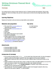 Writing Christmas-Themed Word Problems