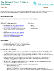 You Compare Them! Fiction in Sub-Genre