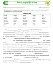 Amazing Adjectives
