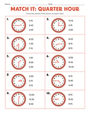 Time Worksheets 3rd Grade Common Core Amazon.com: Mastering