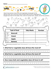 Tally It Up at the Grocery Store!