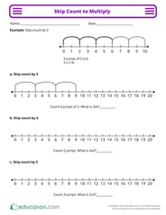 Skip Count to Multiply
