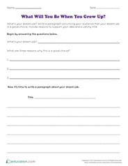 What Will You Be When You Grow Up?