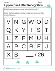Uppercase Letter Recognition