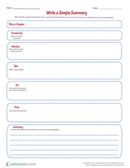 Write a Simple Summary