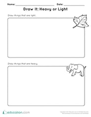 Draw It: Heavy or Light