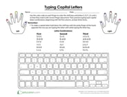 Where Do My Fingers Go? Capital Letters S-D-F-J-K-L 