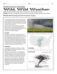 Text Features Worksheets 4th Grade 50+ Fiction Text Features