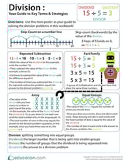 Division: Key Terms and Strategies