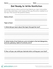 Get Ready to Write Nonfiction