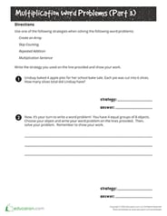 Hooray for Arrays: Multiplication Word Problems (Part Three)