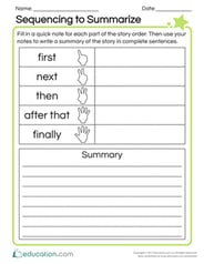 Sequencing to Summarize