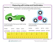 Measuring with Inches and Centimeters