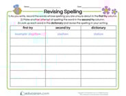 Revising Spelling