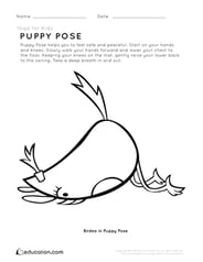 Yoga for Kids: Puppy Pose
