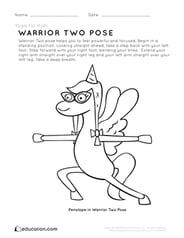 Yoga for Kids: Warrior Two Pose
