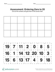 Assessment: Ordering Zero to 20