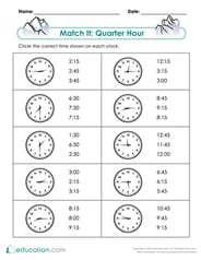 Match It: Quarter Hour