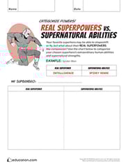 Real vs. Supernatural Abilities