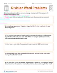 Division Word Problems