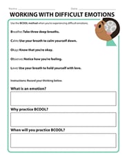 Working with Difficult Emotions