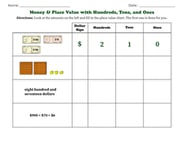 Money & Place Value with Hundreds, Tens, and Ones