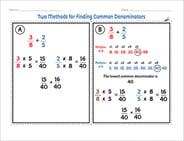 Two Methods for Finding Common Denominators
