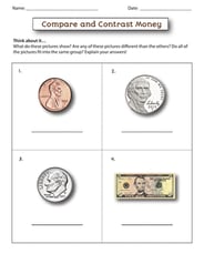 Compare and Contrast Money