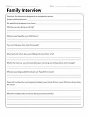 Family Interview