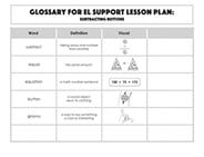 Glossary: Subtracting Buttons