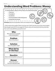 Understanding Word Problems: Money