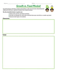 Growth vs. Fixed Mindset