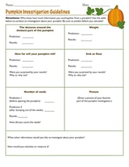 Pumpkin Investigation Guidelines