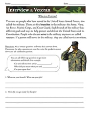 Interview a Veteran