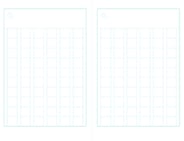 Character Practice Template: Booklet Form