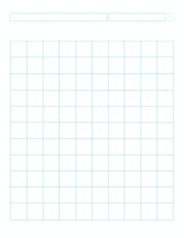 Character Practice Template with Diagonals