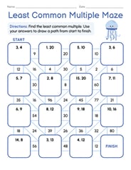Least Common Denominator Worksheets 1636773 | Lowest Common Multiple I