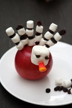 Make an Apple Turkey!