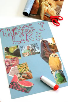 Make a THINGS I LIKE Poster!