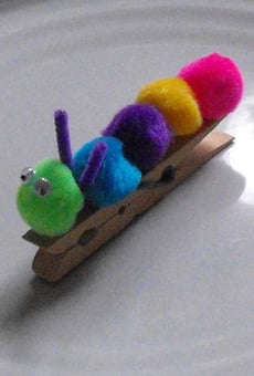 Make a Pom-Pom Caterpillar!