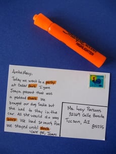 Phoneme Practice Postcards