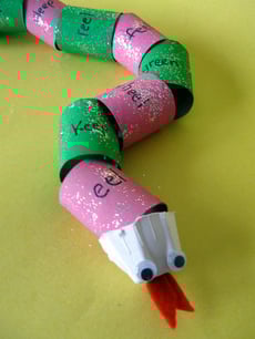 Make a Double "ee" Eel to Practice Phonics!