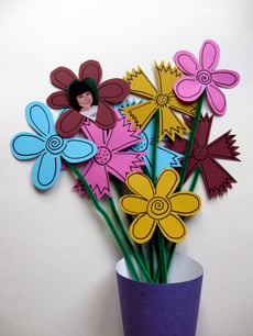 Make "Say Cheese" Flowers