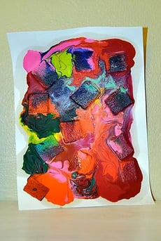 Melted Crayon Art