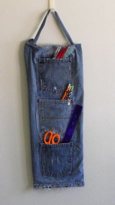 Make Denim Wall Pockets