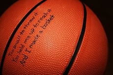 Write Dad a Basketball Message