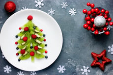 Create a Christmas Tree With Fruit