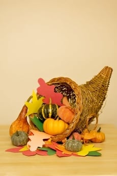 Make a Cornucopia Table Setting