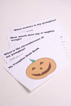 Make a Pumpkin Math Book