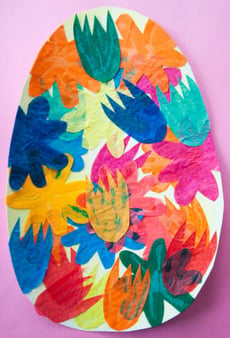 Easter Egg Collage